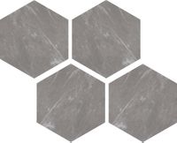 Мозаика Casalgrande Padana Marmoker Esagoni Bardiglio Imperiale Lucido арт-2236124 — фото 1, Мозаика