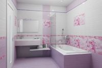 Бордюр Ceramica Classic Peony Monocolor стеклянный арт-Ral 4005 — фото 2, Бордюр