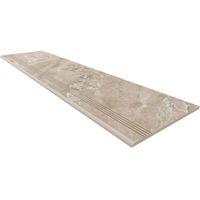 Ступень Ametis Oceanmist OM02 Beige Непол (с насечками) арт-69394 — фото 1, Ступени и клинкер