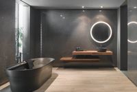 Керамогранит Xlight (Porcelanosa Grupo) Liem Black Polished (6 мм) арт-C221101571 — фото 3, Керамогранит