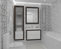 Бордюр Laparet Cassiopea Белый арт-68-03-00-479-0 — фото 2, Бордюр