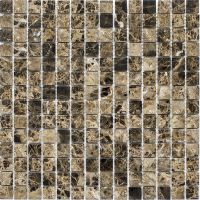 Мозаика Starmosaic Wild Stone Dark Emperador Polished натур. мрамор арт-JMST023 — фото 1, Мозаика