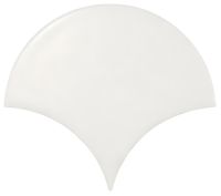 Настенная плитка Equipe Scale Fan White Matt арт-21977 — фото 1, Настенная плитка