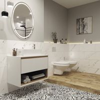 Керамогранит Cersanit Lorenzo Белый арт-A15886 — фото 8, Керамогранит