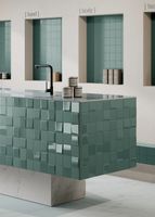 Настенная плитка Ava (La Fabbrica) Up Green Matte арт-192006 — фото 1, Настенная плитка