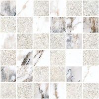 Мозаика Vitra Stone-X Белый Матовый-Лаппато R10B Ректификат арт-K9498838R001VTE0 — фото 1, Мозаика