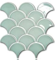 Мозаика Orro Mosaic Ceramic Мятная арт-MINT SCALES — фото 1, Мозаика