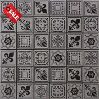 Мозаика Skalini Dynasty Мрамор серый, черный, поверхность микс арт-DNY-2 — фото 1, Мозаика