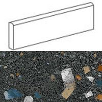 Плинтус Arcana Ceramica Stracciatella R Grafito арт-8HA2 — фото 1, Плинтус