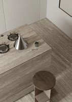 Керамогранит Ariostea Ultra Marmi Travertino Titanio Preluc 6mm арт-UM6P157705 — фото 3, Керамогранит