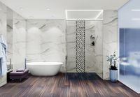 Керамогранит Cerdomus Extremewhite Statuario Brick Bianco Rett Levigato арт-72766 — фото 6, Керамогранит