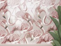 Панно Cersanit Gradient Листья зеленый арт-GR2T021DT — фото 3, Панно