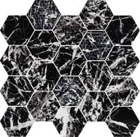 Мозаика Piemme Valentino Majestic 0 Hexagon Glam Black Lev арт-2614 — фото 1, Мозаика