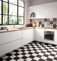 Керамогранит Sant Agostino Patchwork Black White B&W 05 арт-CSAPBW0520 — фото 3, Керамогранит