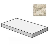 Угловая ступень Atlas Concorde Russia Forte Dei Marmi Ceppo Apuano Cream Scal Ang SX Rett арт-620070002438 — фото 1, Ступени и клинкер