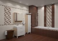 Настенная плитка Terracotta Laura Flowers Светло-сиреневая арт-LRS-LL — фото 2, Настенная плитка