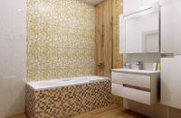 Настенная плитка Ceramica Classic Ampir Страйпс Бордо арт-10-01-47-270 — фото 4, Настенная плитка