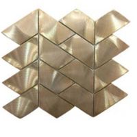 Мозаика Moreroom Stone Stamping Aluminum Gold Dark арт-S097 — фото 1, Мозаика