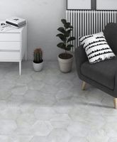 Декор Equipe Urban Hexagon Melange Silver арт-23603 — фото 1, Декор