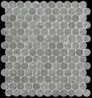 Мозаика Fap Ceramiche Roma Diamond Grigio Sup. Round Mosaico Brillante арт-fNY9 — фото 1, Мозаика