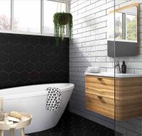 Настенная плитка Vitra Miniworx Черный Глянцевый арт-K945305 — фото 11, Настенная плитка