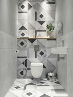 Керамогранит Cersanit Motley Темно-серый арт-C-MO4A402D — фото 13, Керамогранит