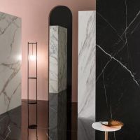 Керамогранит Lea Ceramiche Slimtech Delight Calacatta oro Levigato арт-LSXDLX0 — фото 4, Керамогранит