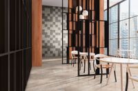 Керамогранит Marazzi Ragno Realstone Travertino Struttura 3D Canneto Vein Titanio Rett арт-RCC1 — фото 11, Керамогранит