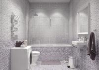 Настенная плитка М- Квадрат Мозаика Нео Зеленая Средняя арт-122822 — фото 3, Настенная плитка