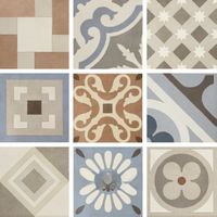 Керамогранит Ceramica Fioranese Cementine Retro Deco арт-CMR20DM — фото 1, Керамогранит