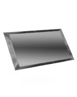 Настенная плитка ДСТ Зеркальная плитка графитовая с фацетом 10мм арт-ПЗГ1-02 — фото 1, Настенная плитка