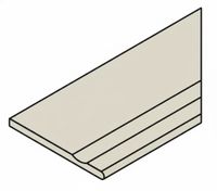 Italon Magma (Магма) X2 Минерал бортик с выемкой закруглённый Правый арт-620090001350 — фото 1, Спец. Элемент