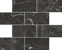 Мозаика Vitra Marmori Кирпичная кладка Сан Лорен Черный арт-K9456318LPR1VTE0 — фото 1, Мозаика