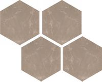 Мозаика Casalgrande Padana Marmoker Esagoni Pulpis Tortora Lucido арт-2236128 — фото 1, Мозаика