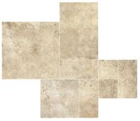 Керамогранит Atlas Concorde Italy Aix Blanc Kit Multiformato Tumbled арт-A04X — фото 1, Керамогранит