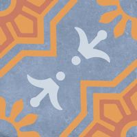 Керамогранит Motto Palmas Blue Decor 2 арт-N100123 — фото 1, Керамогранит