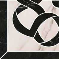 Вставка Refin Prestigio Statuario Fascia Classic Lucido Anogolo Dx R арт-MI11 — фото 1, Вставка