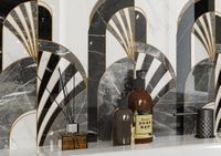 Настенная плитка Gracia Ceramica Noir Белая 01 арт-010100001218 — фото 8, Настенная плитка