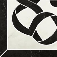 Вставка Refin Prestigio Carrara Fascia Classic Lucido Anogolo Dx R арт-MI06 — фото 1, Вставка