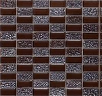 Мозаика NSmosaic Exclusive SG-8029 арт-SG-8029  стекло (23*48*8) 298*298 — фото 1, Мозаика