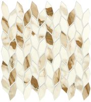 Мозаика Atlas Concorde Italy Marvel Shine Calacatta Imperiale Mosaico Twist Silk арт-A4WR — фото 1, Мозаика