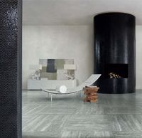 Напольная плитка Rex Ceramiche (Florim) I Travertini di Rex Black Strutturato Rett арт-746702 — фото 7, Напольная плитка