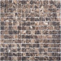 Мозаика Starmosaic Wild Stone Dark Emperador Matt натур. мрамор арт-JMST070 — фото 1, Мозаика