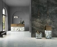 Керамогранит Vitra CityMarble Калакатта Блэк Матовый R10A 7Рек арт-K951838R0001VTE0 — фото 5, Керамогранит