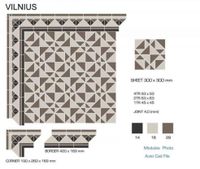 Декор TopCer Vilnius Sheet арт-V-VILNIUS/1C — фото 3, Декор