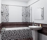 Настенная плитка Ceramica Classic April Страйпс Серый арт-10-00-06-270 — фото 4, Настенная плитка