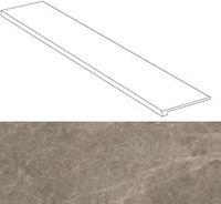 Ступень Atlas Concorde Italy Marvel Edge Gris Supreme Scalino Lap. арт-AFCP — фото 1, Ступени и клинкер