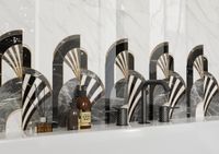 Настенная плитка Gracia Ceramica Noir Белая 01 арт-010100001218 — фото 6, Настенная плитка