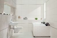 Настенная плитка Domino Ceramika Burano White Hex арт-5903238028172 — фото 2, Настенная плитка