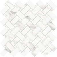 Мозаика Emil ceramica Tele Di Marmo Intrecci Statuario Michelangelo Lappato арт-EEHQ — фото 1, Мозаика